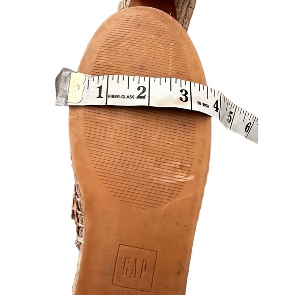 Gap Leopard Print Espadrille Mule Slide-On Flats Size 9 - Picture 12 of 12